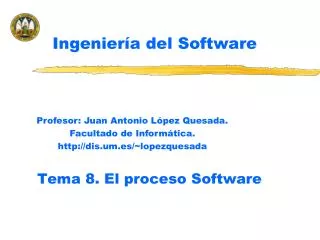 ingenier a del software
