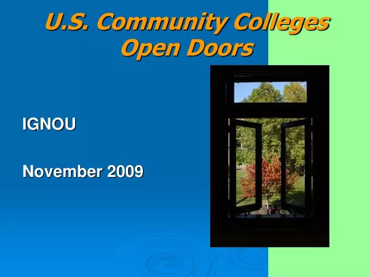 u s community colleges open doors
