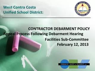 Facilities Sub-Committee February 12 , 2013