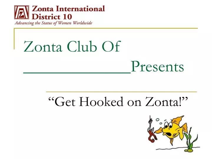 zonta club of presents