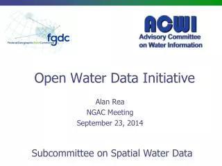 Open Water Data Initiative