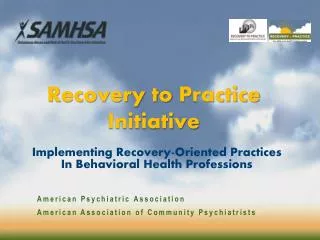 Recovery to Practice Initiative