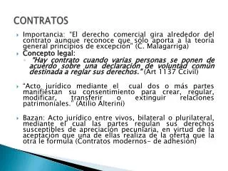 contratos