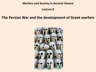 warfare and society in ancient greece