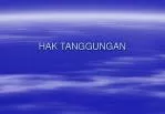 HAK TANGGUNGAN - slide 1