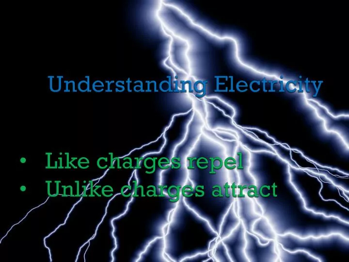 understanding electricity