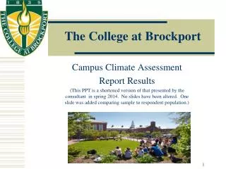 The College at Brockport