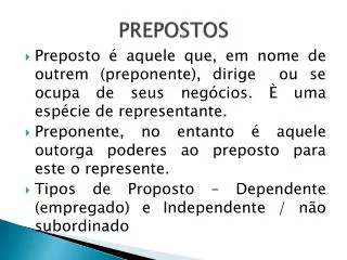 prepostos