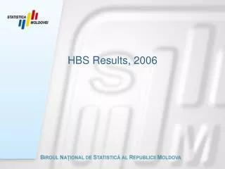HBS Results , 2006