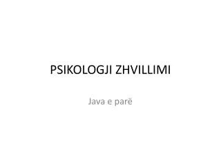psikologji zhvillimi