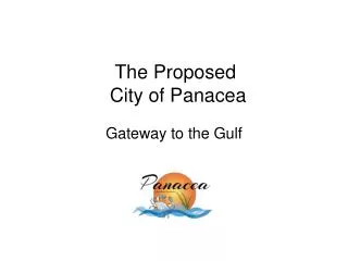 The Proposed City of Panacea
