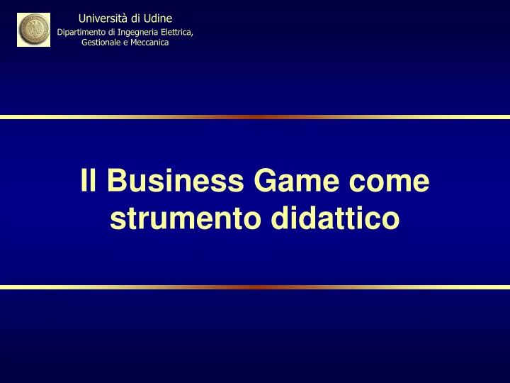il business game come strumento didattico