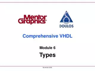 Comprehensive VHDL