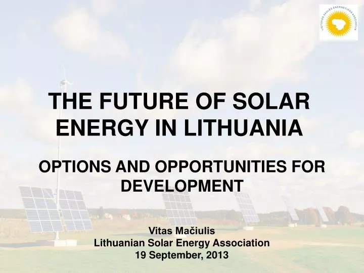 the future of solar energy in lithuania