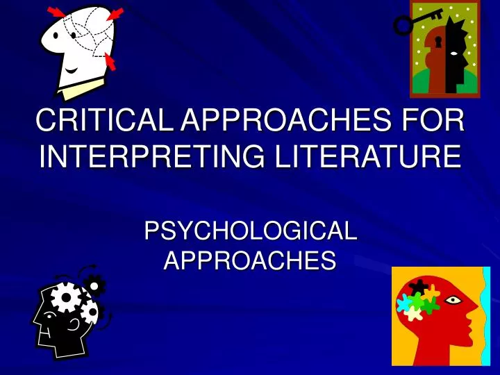 critical approaches for interpreting literature