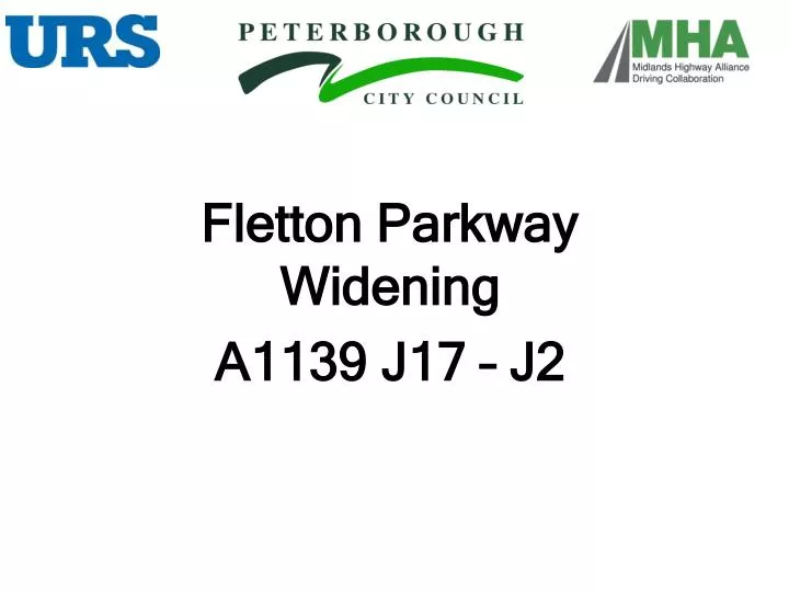 fletton parkway widening a1139 j17 j2