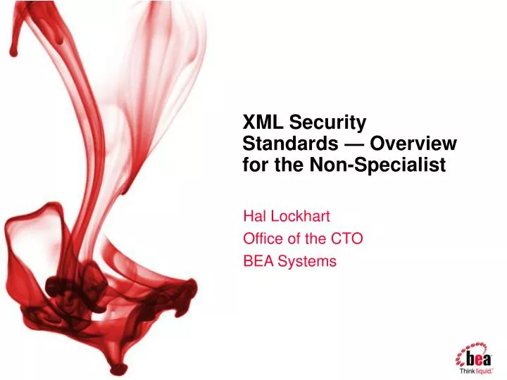 xml security standards overview for the non specialist