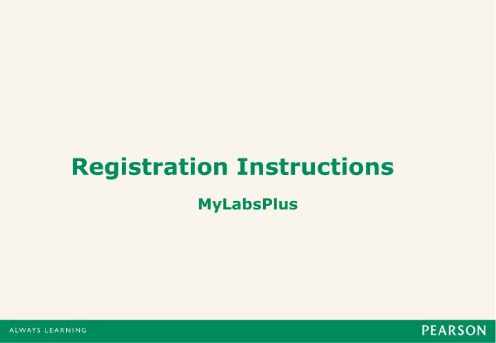 registration instructions