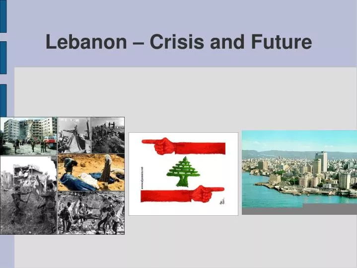 lebanon crisis and future