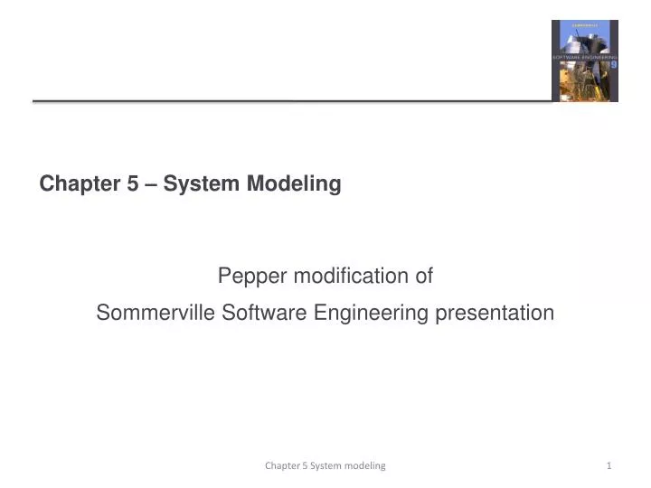chapter 5 system modeling