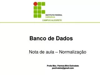 banco de dados