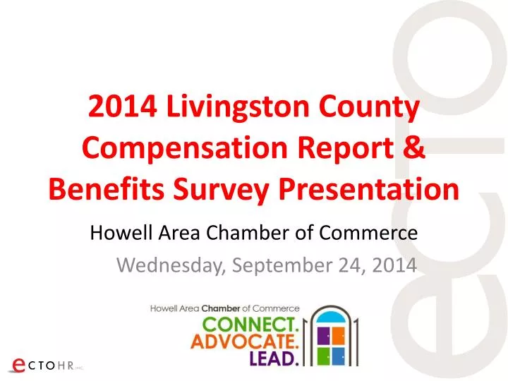 2014 livingston county compensation report benefits survey presentation