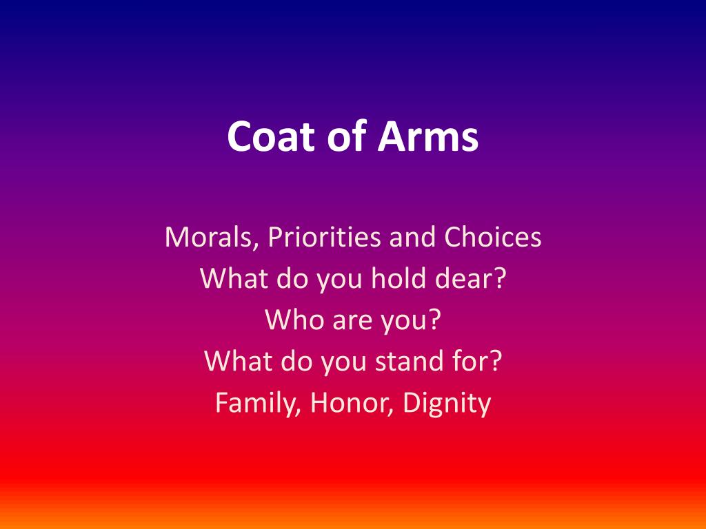 PPT - Coat of Arms PowerPoint Presentation, free download - ID:5828693