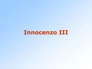 innocenzo iii