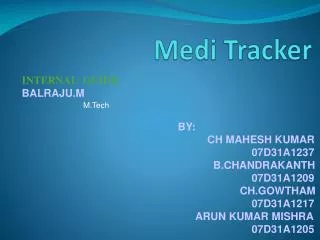 Medi Tracker