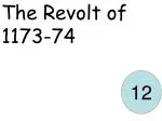 The Revolt of 1173-74 - slide 1