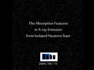 The Absorption Features in X-ray Emission from Isolated Neutron Stars