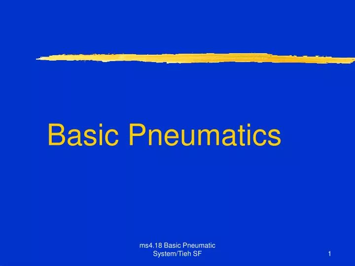 basic pneumatics
