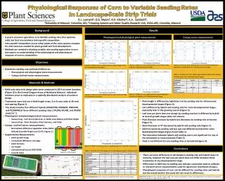Physiological Responses of Corn to Variable Seeding Rates In Landscape-Scale Strip Trials