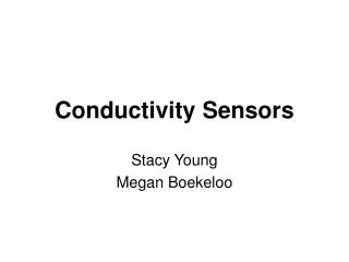 Conductivity Sensors