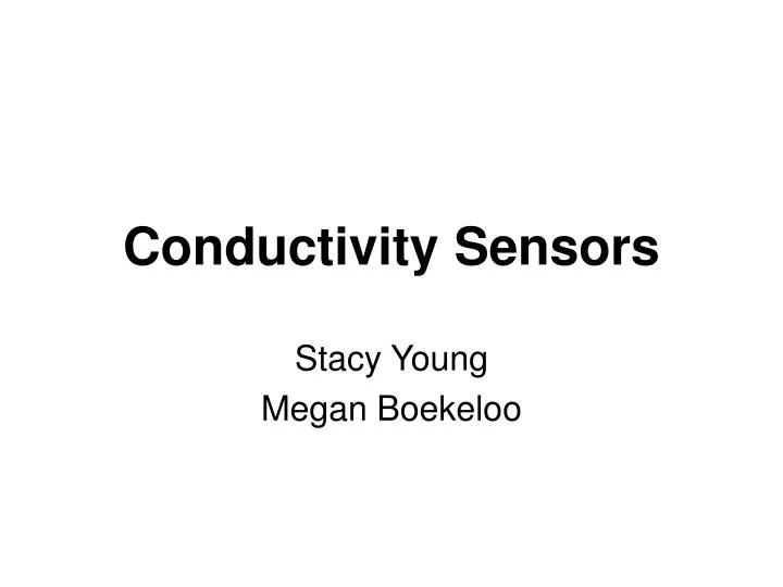 conductivity sensors