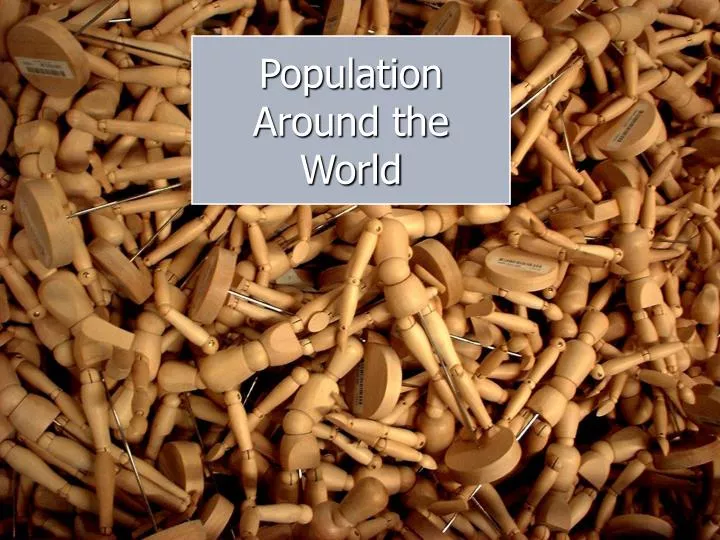population around the world