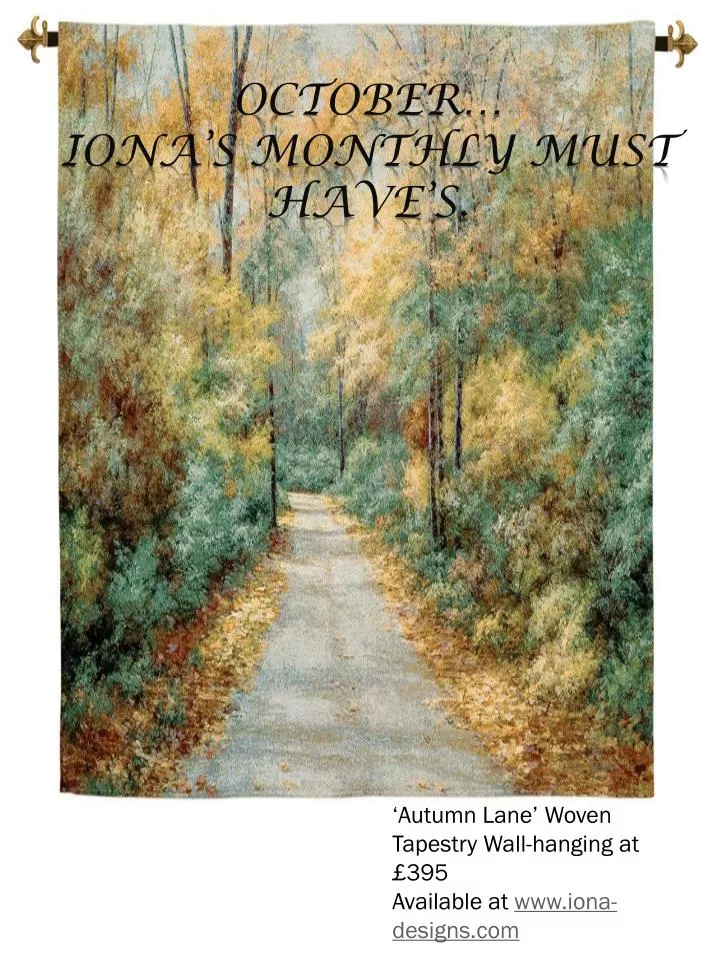 october iona s monthly must have s