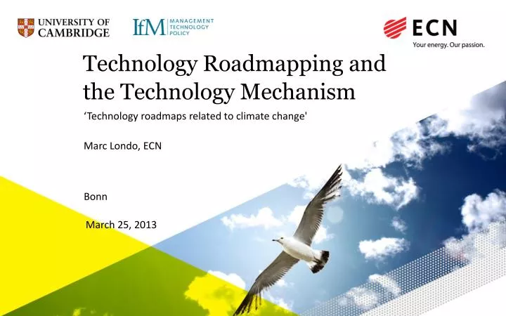 technology roadmapping and the technology mechanism