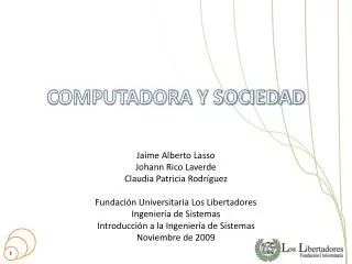 computadora y sociedad