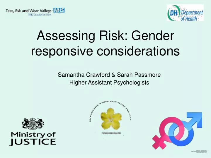 assessing risk gender responsive considerations