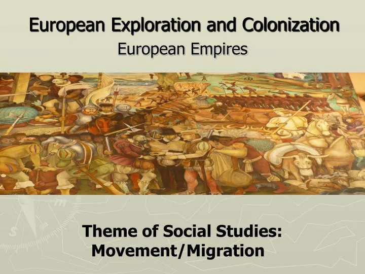 european exploration and colonization