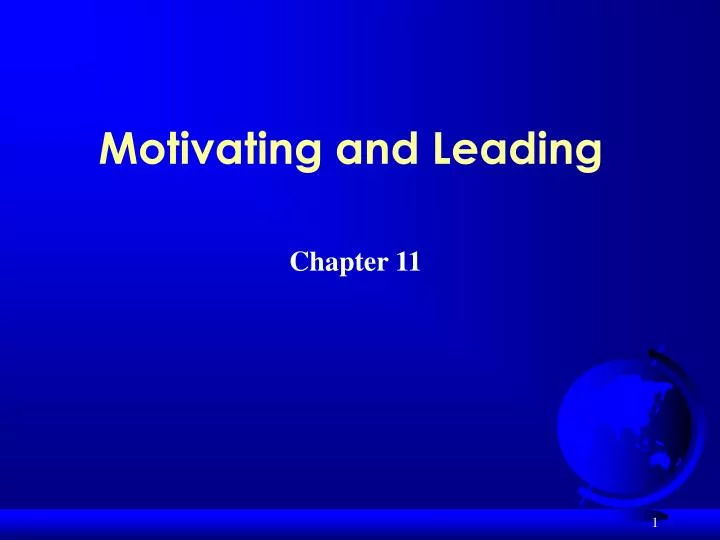 motivating and leading