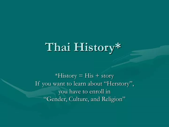 thai history