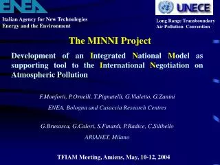 The MINNI Project