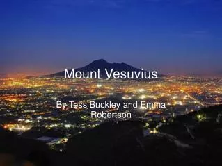 Mount Vesuvius