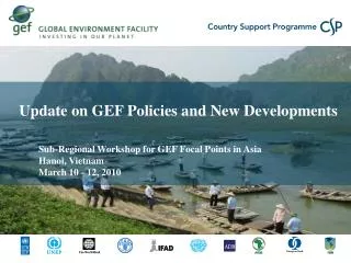 Update on GEF Policies and New Developments