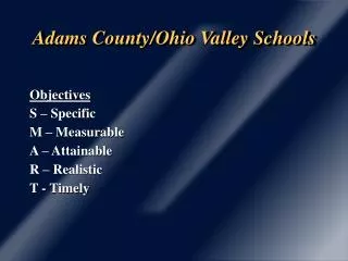 Adams County/Ohio Valley Schools
