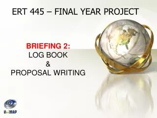 BRIEFING 2: LOG BOOK &amp; PROPOSAL WRITING