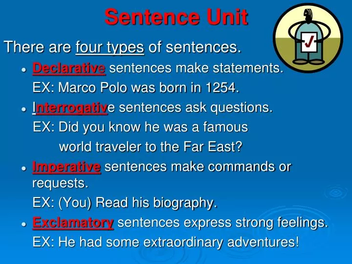 sentence unit