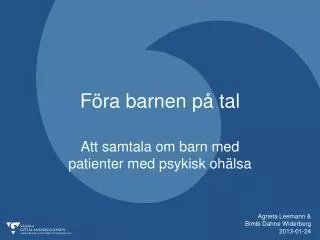 f ra barnen p tal